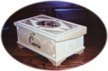 Handmade jewelry box